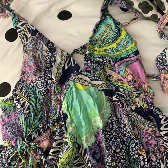 NWT**Luli Fama 3 pc Matching Set- coverup and bikini - Picture 13 of 13